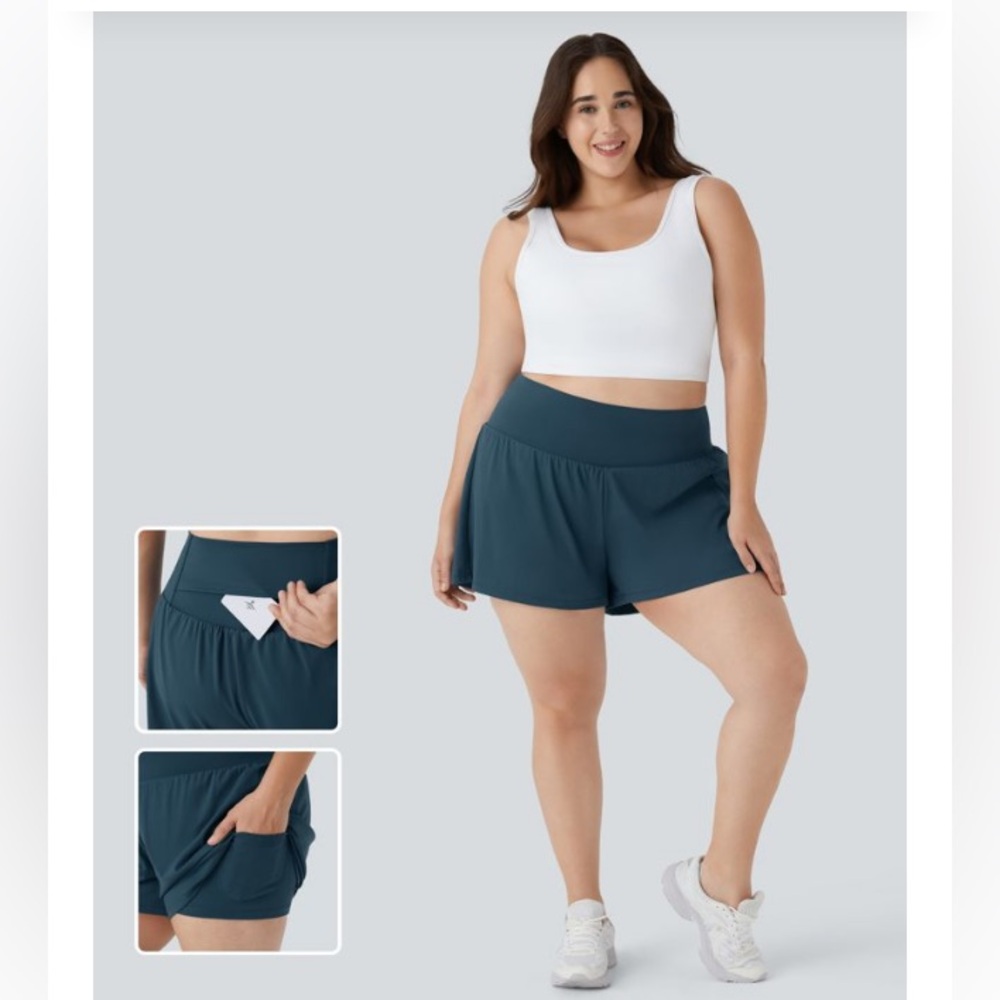 HALARA SoftlyZero™ Airy Super High Waisted Pocket & Pocket 2-in-1 Yoga Plus Size